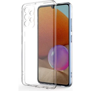 Case 4U Samsung Galaxy Galaxy A32 Kılıf Kamera Korumalı Yumuşak Şeffaf Ince Süper Silikon