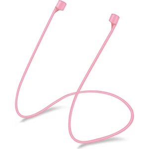 Apple Airpods 1. Nesil / 2. Nesil Manyetik Mıknatıslı Kulaklık Ipi Pembe