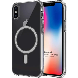 Apple iPhone x Kılıf Magsafe Clear Soft Şeffaf