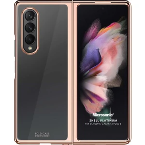 Samsung Galaxy Z Fold 3 Kılıf Shell Platinum Rose Gold
