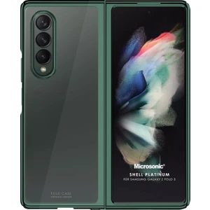 Samsung Galaxy Z Fold 3 Kılıf Shell Platinum Koyu Yeşil