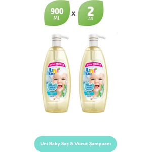 Uni Baby Şampuan 900 ml X2 Adet