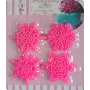 Plastik Motif Şeker Hamuru Kalıbı