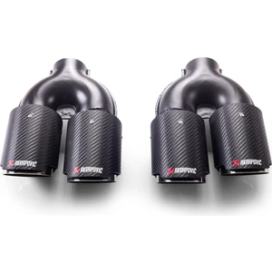Akrapoviç Egzoz Ucu 90 mm Çiftli Sağ-Sol Set