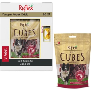 Biftekli Dilim Küp Köpek Ödülü 3X80 gr
