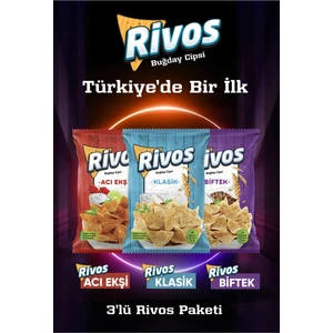 Rivos Buğday Cipsi 3lü Efsane Lezzeti