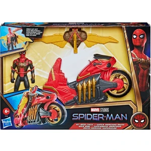 F1110 Spider-Man 15 cm Figür ve Süper Örümcek Motosiklet, +4 Yaş