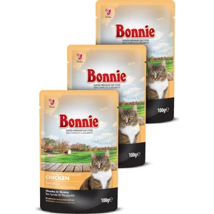 Pouch Yetişkin Kedi Maması - Tavuklu - 3 Adet