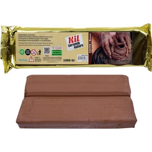 Hobialem, 1000 Gr Kil Hamuru, Kahverengi, Seramik Hamuru
