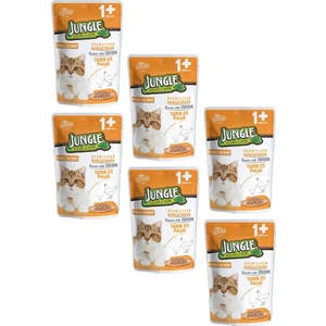 Pouch Kısırlaştırılmış Gravy Soslu Tavuklu Yaş Kedi Maması 100 gr 6 Adet