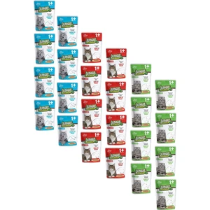 Pouch Gravy Soslu Karışık Paket Somon-Tavuk-Biftek Yaş Kedi Maması 100 gr 24 Adet