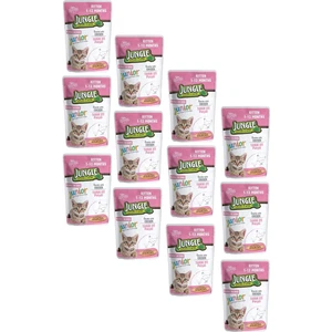 Pouch Kitten Junior Tavuklu Yavru Kedi Maması 100 gr 12 Adet