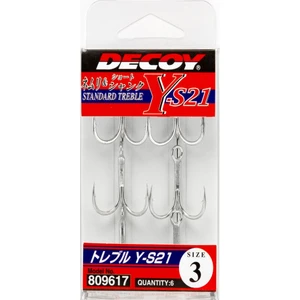 Y-S21 Standart Treble Üçlü Maket Balık Iğnesi