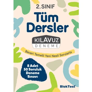 Bloktest Yayınları 2. Sınıf Tüm Dersler Kılavuz Deneme