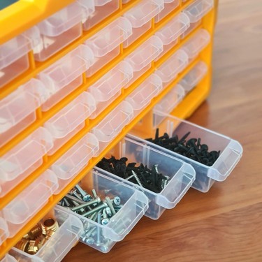 Super-Bag ASR-6005 Yatay Mono Blok Çekmeceli Organizer 12'li Fiyatı