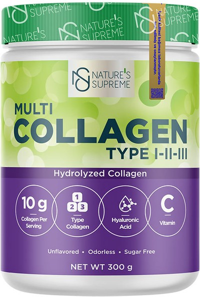 Nature's Supreme Multi Collagen Aromasız Powder 300 gr