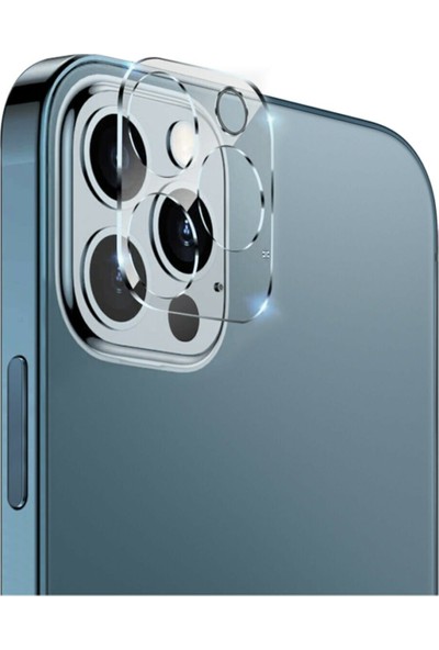 Jacquelyn Apple Iphone 12 Pro Max Kırılmaz Kamera Koruma Camı