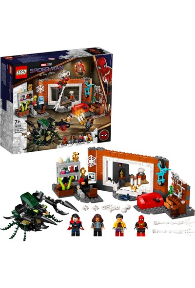 LEGO® Marvel Örümcek Adam Sanctum Atölyesinde 76185 Çocuklar Için 4 Minifigür Içeren Oyuncak Yapım Seti (355 Parça)