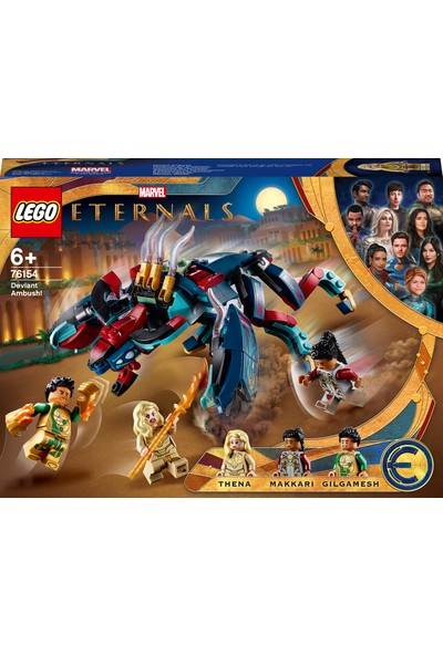 LEGO® Marvel Deviant Saldırısı! 76154 - Çocuklar Için Koleksiyonluk Süper Kahraman Figürleri Içeren Oyuncak Yapım Seti (197 Parça)