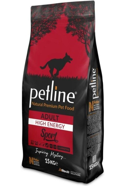 Pet Line Petline Natural Premium Kuzu Etli High Energy Köpek Maması 15KG