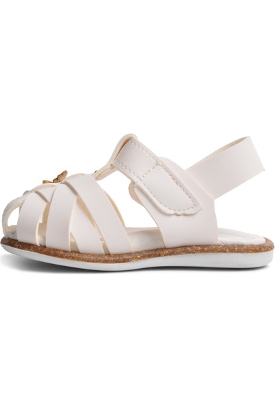 Şiringenç 210105 Beyaz Comfort Kız Çocuk Sandalet