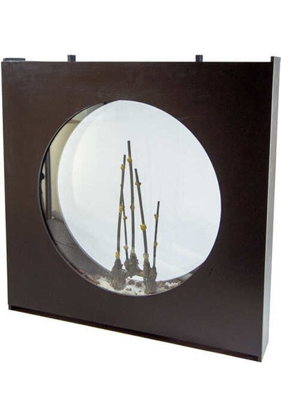 Haqos Lumboz Çerçeve Akvaryum Beyaz 57 x 50 x 7,5 cm