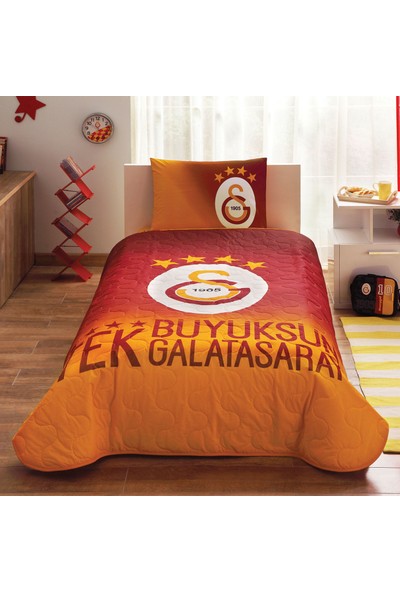 Taç Galatasaray 4 Yıldız Kapitoneli Nevresim Takımı