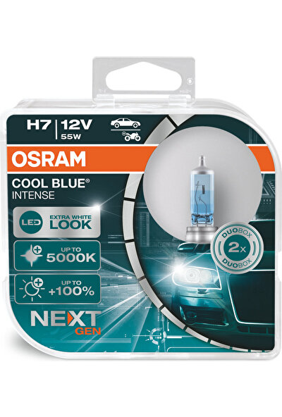 Osram H7 Cool Blue Intense Next Gen 5000K Beyaz Işık 2'li