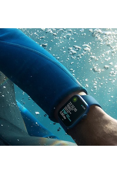 Apple Watch Seri 7 Gps, 45MM Kırmızı Alüminyum Kasa ve Kırmızı Spor Kordon - Regular MKN93TU/A