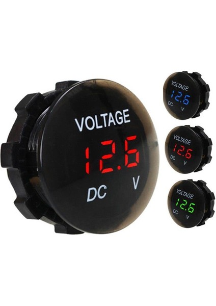 Dijital Voltaj Göstergesi 6-30V Kırmızı / A06