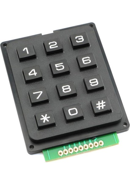 3x4 Matrix Tuş Takımı - Keypad