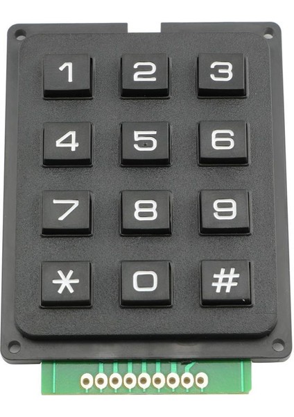 3x4 Matrix Tuş Takımı - Keypad