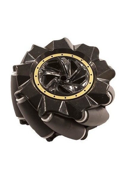 80MM Siyah Omni Mecanum Tekerlek - Sol