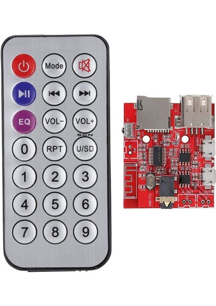 Mp3 Kumandalı Bluetooth Amfi Devresi Sd Kart + USB