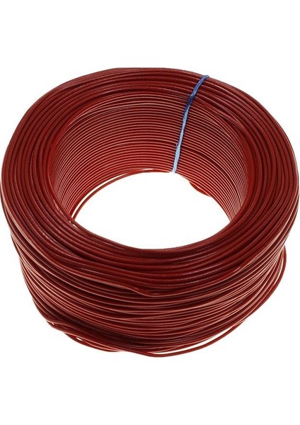 100 Metre Tek Damarlı Montaj Kablosu - Kırmızı