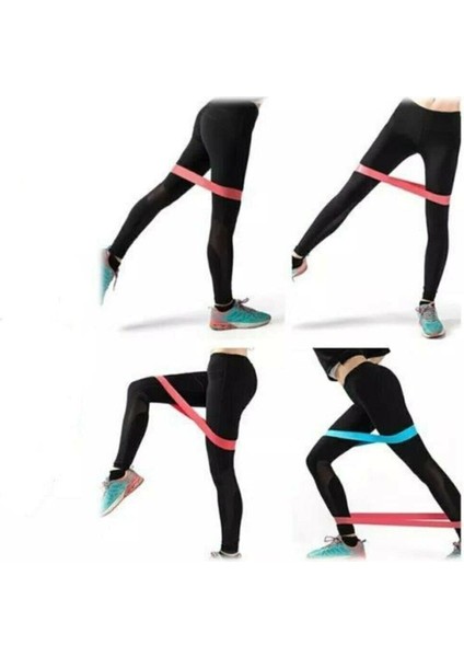 3'lü Aerobik Bandı Direnç Bandı Pilates Squat Çalışma Lastiği modelleri