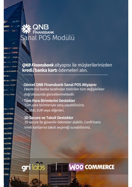 Woocommerce / Wordpress - Qnb Finansbank Pos Modülü