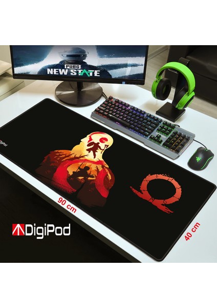 Gaming Mousepad Oyuncu Mouse Pad 90X40 Xxl Büyük Oyuncu Mouse Pad Kaymaz Taban 4mm Kalınlık