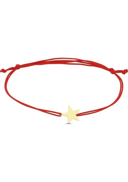 Şans Bilekliği Yıldız 14 Ayar Altın