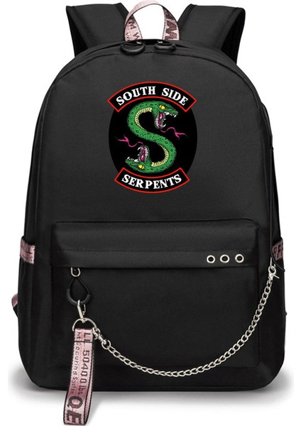 Riverdale USB Kanvas Sırt Çantası (Yurt Dışından)