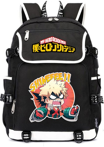 Anime My Hero Academia Tuval Sırt Çantası (Yurt Dışından)