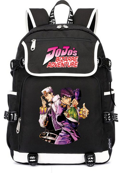 Anime Jojo'nun Tuhaf Macerası Kanvas Sırt Çantası (Yurt Dışından)