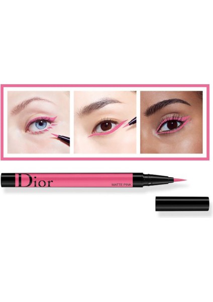 Diorshow On Stage Liner Waterproof 851 Matte Pink Eyeliner