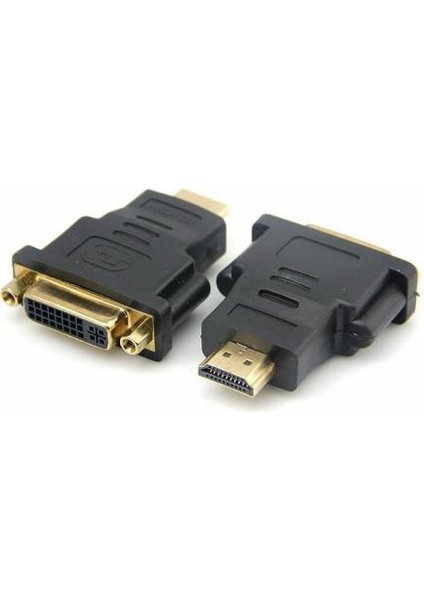 24+5 DVI Dişi To HDMI Erkek DVI HDMI Dönüştürücü Çevirici Adaptör