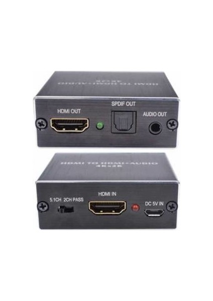 Extractor HDMI Ses Ayırıcı HDMI + Ses Hdmı+Audio Çevirici