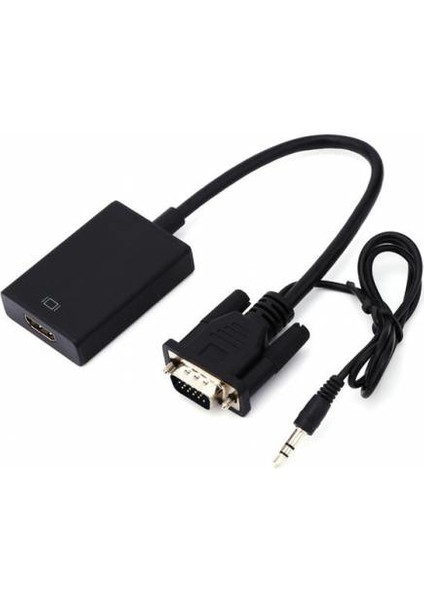 VGA To HDMI Ses Çıkışlı VGA To HDMI VGA Dan HDMI VGA HDMI Dönüştürücü