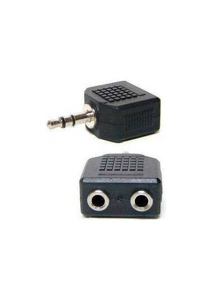 2li Stereo Çoklayıcı Aux Çoklayıcı Erkek Stereo 2 Dişi Stereo 1 G