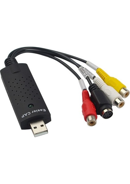 USB Capture Easycap Easier Cap Rca Cvbs S-Video Görüntü Ses