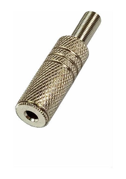 3.5mm Metal Dişi Jack Konnektör Lehimlik Uç