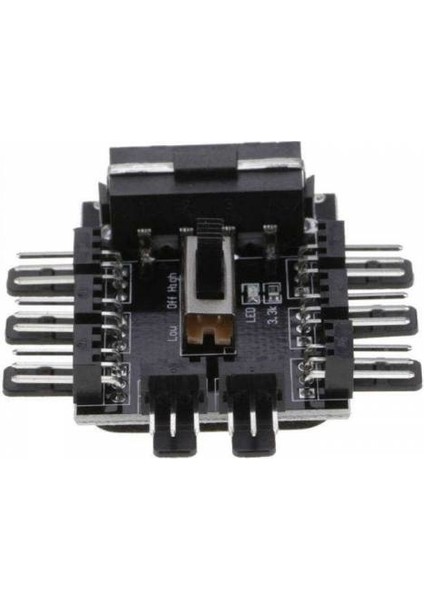 Fan Kontrol 8 Kanal 3 Pin Fan Splitter Molex Power 8 Li Fan Kontr